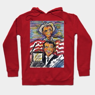 Ronald Reagan 40th president Hoodie